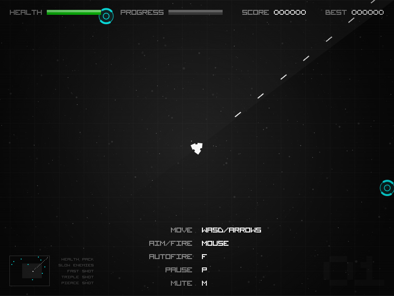 Radius Raid game screen